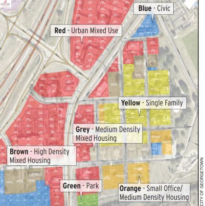 city of georgetown zoning map|Iba pa.